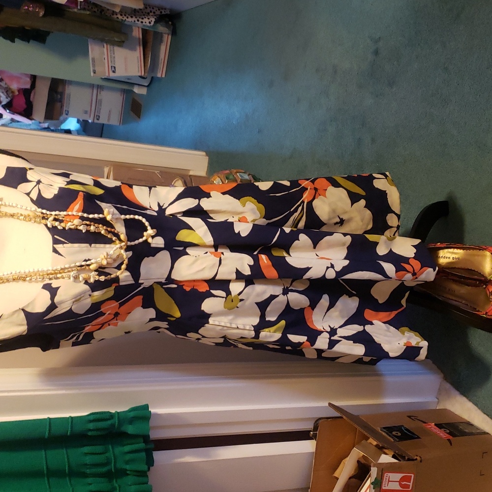 Vintage Nine & Co Y2K Floral Sleeveless Dress